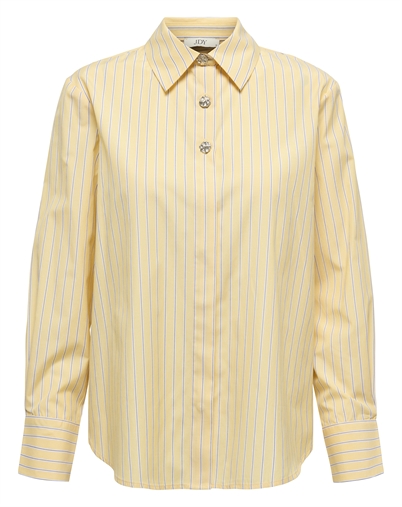 JDY - JDYSoho Loose Striped Skjorte - Double Cream